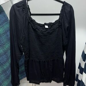 COPY - cute black long sleeve shirt